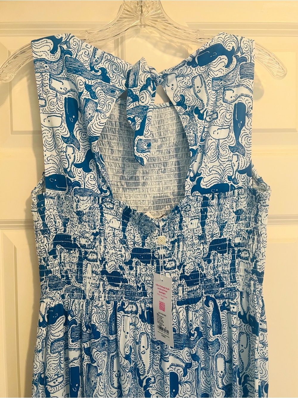Lilly Pulitzer Finnley Midi Dress. Nassau Blue. New. Medium - Picture 4 of 5